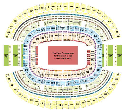 AT&T Stadium Karol G Seating Chart